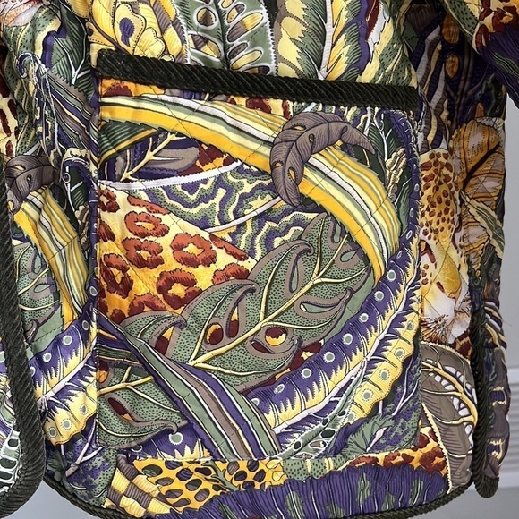 Vintage  Salvatore Ferragamo Tiger Jungle Print Art Jacket size Medium - Picture 11 of 15